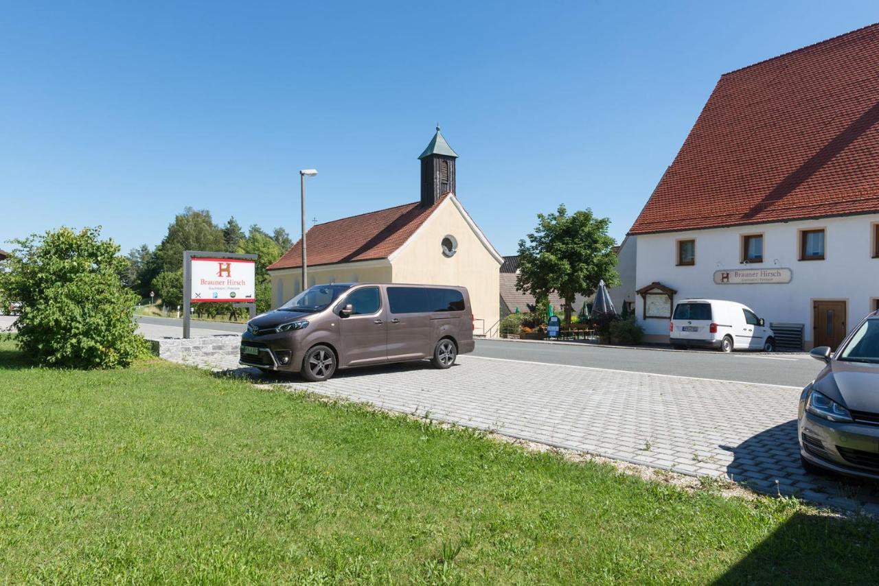 Gasthof-Pension Brauner Hirsch In Alfeld - Mittelfranken Kültér fotó